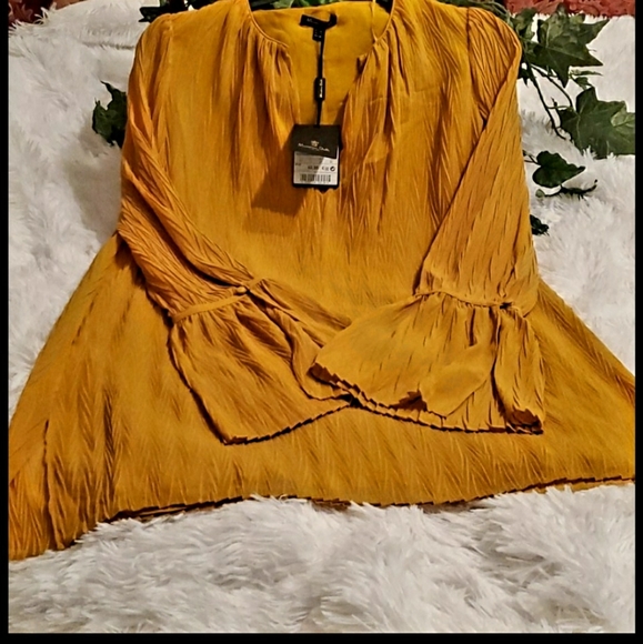 NWT Massimo Dutti yellow top - Picture 1 of 11